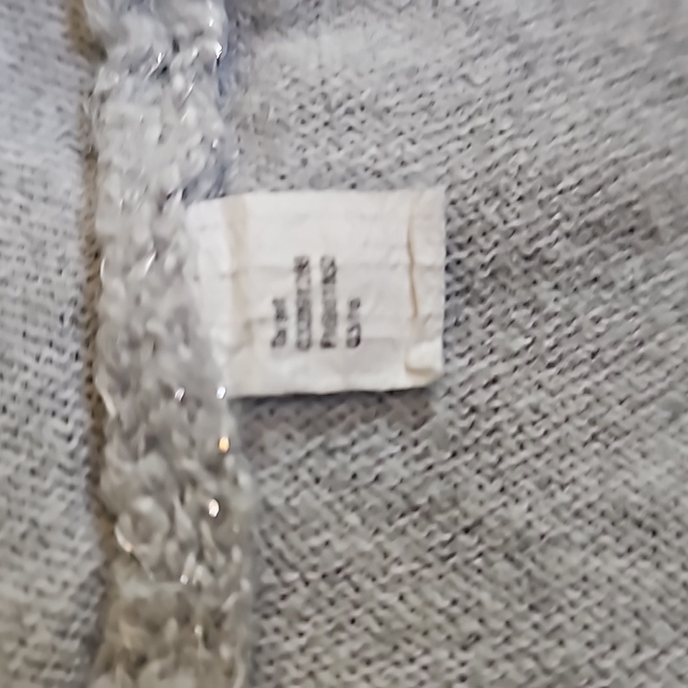 Cat & Jack gray/silver long sleeve knit dress 10/12 - Picture 4 of 7